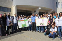 مدرسة دار الحكمة الإعدادية في اللد تتألق بمهرجان تتويج طلاب البحث العلمي